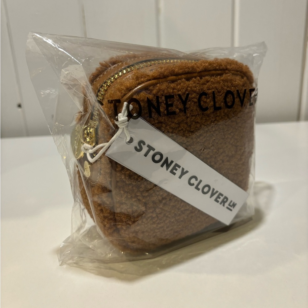 Stoney Clover Lane Mini Pouch - Sherpa Teddy